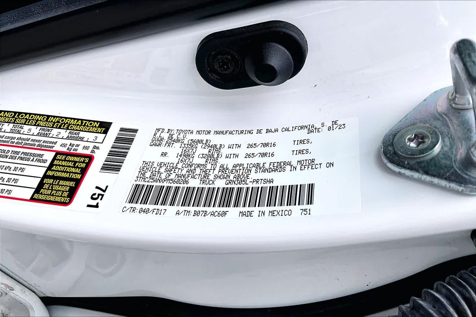 Used 2023 Ice Cap Toyota TRD Off Road image 34