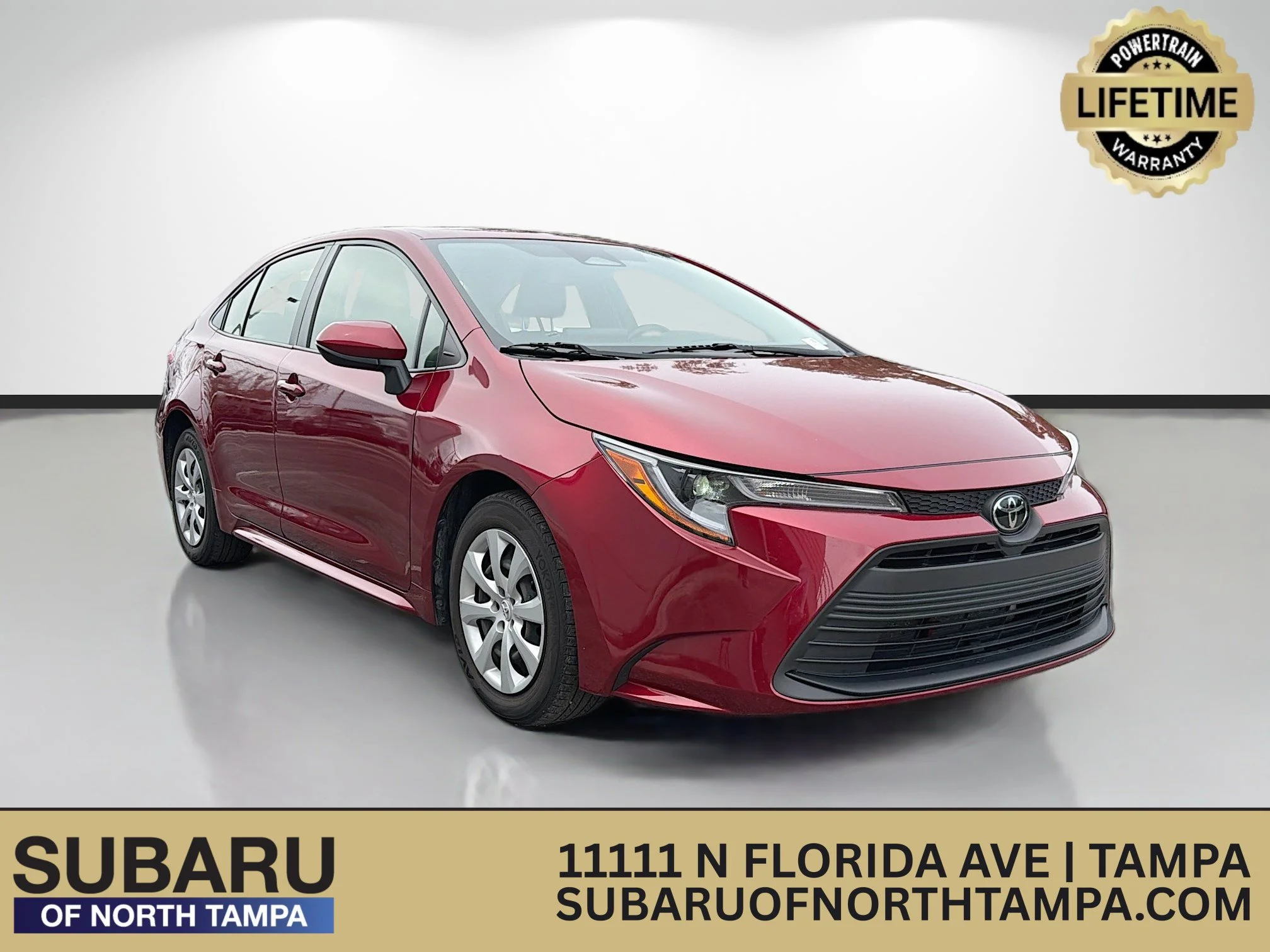 Used 2023 Ruby Flare Pearl Toyota LE image 1
