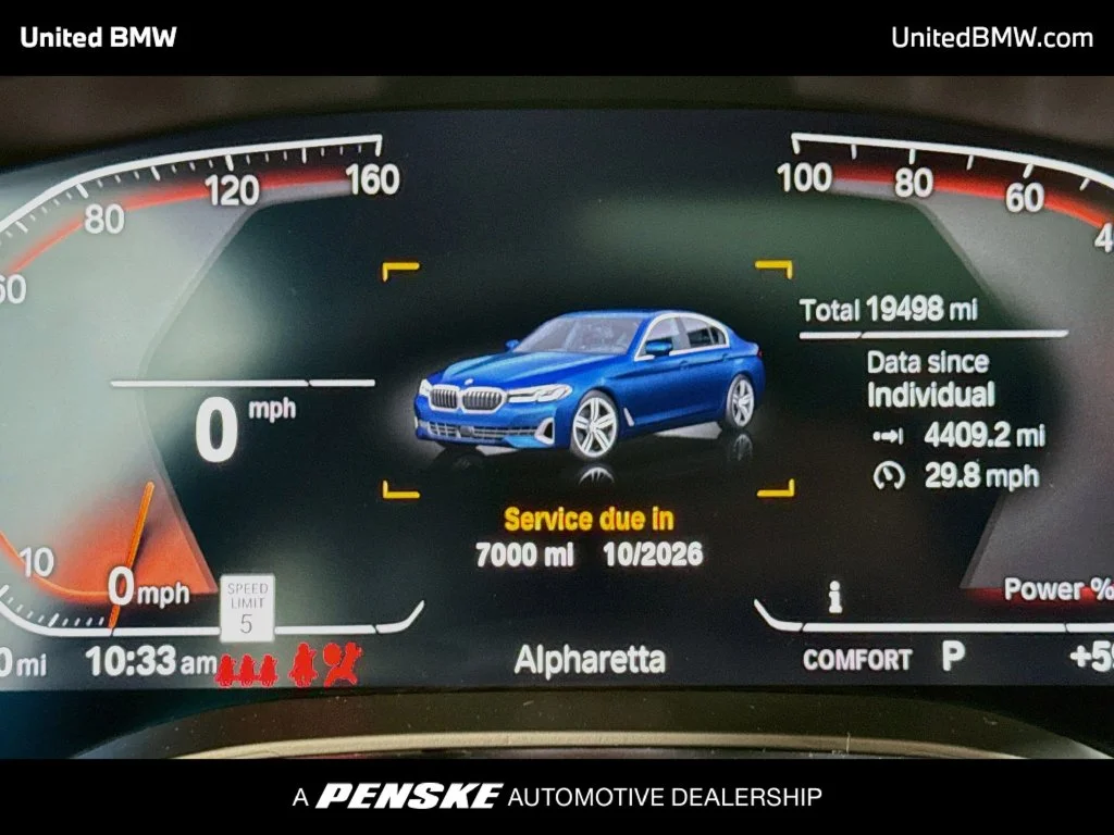 Certified Used 2023 Phytonic Blue Metallic BMW 540i xDrive image 14