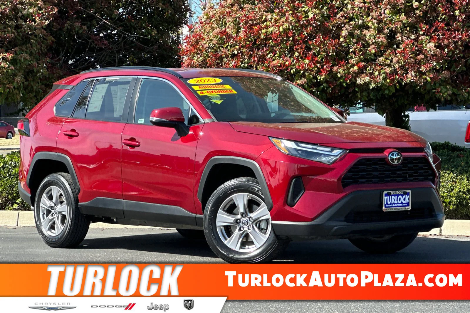 Red 2023 Toyota RAV4 XLE FWD SUV / Crossover Front-Wheel Drive 8-Speed Automatic