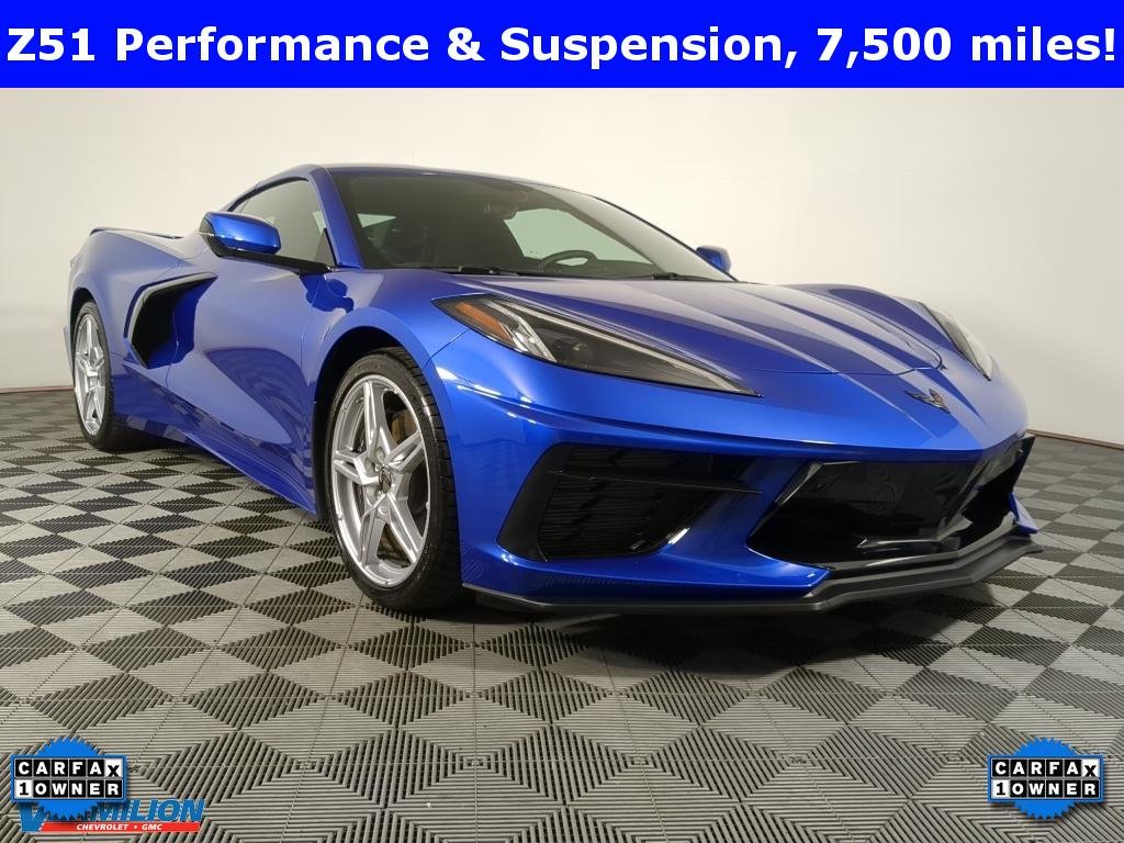Used 2023 Elkhart Lake Blue Metallic Chevrolet 2LT image 1