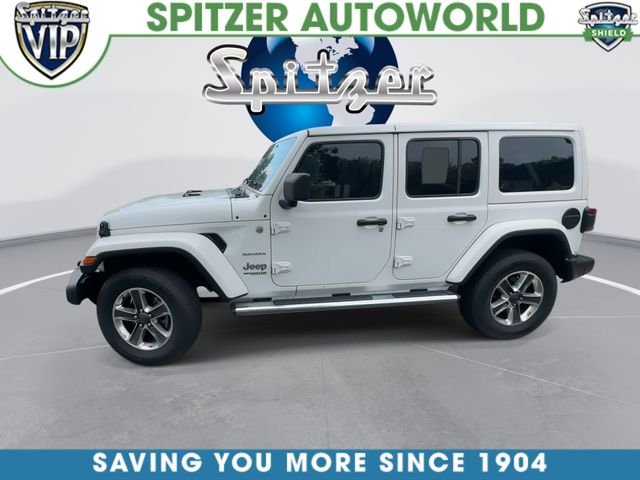 Used 2021 White Jeep Unlimited Sahara image 6