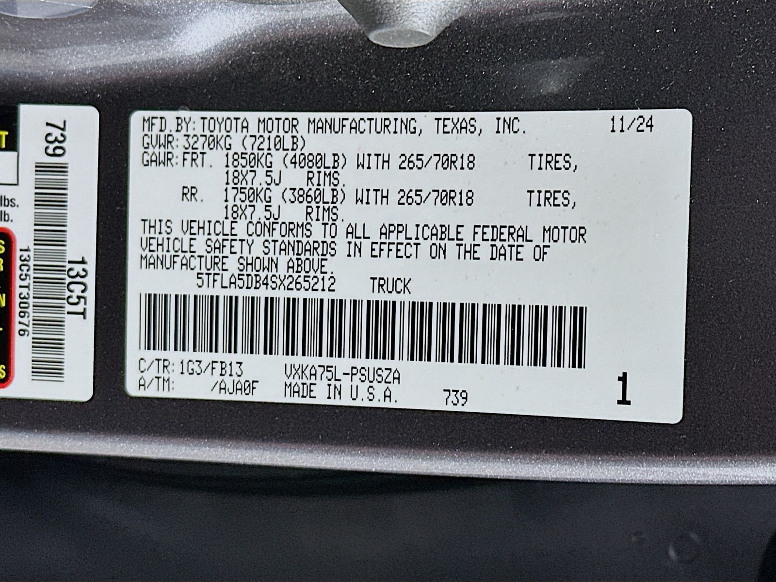 Used 2025 Magnetic Gray Metallic Toyota SR5 image 30