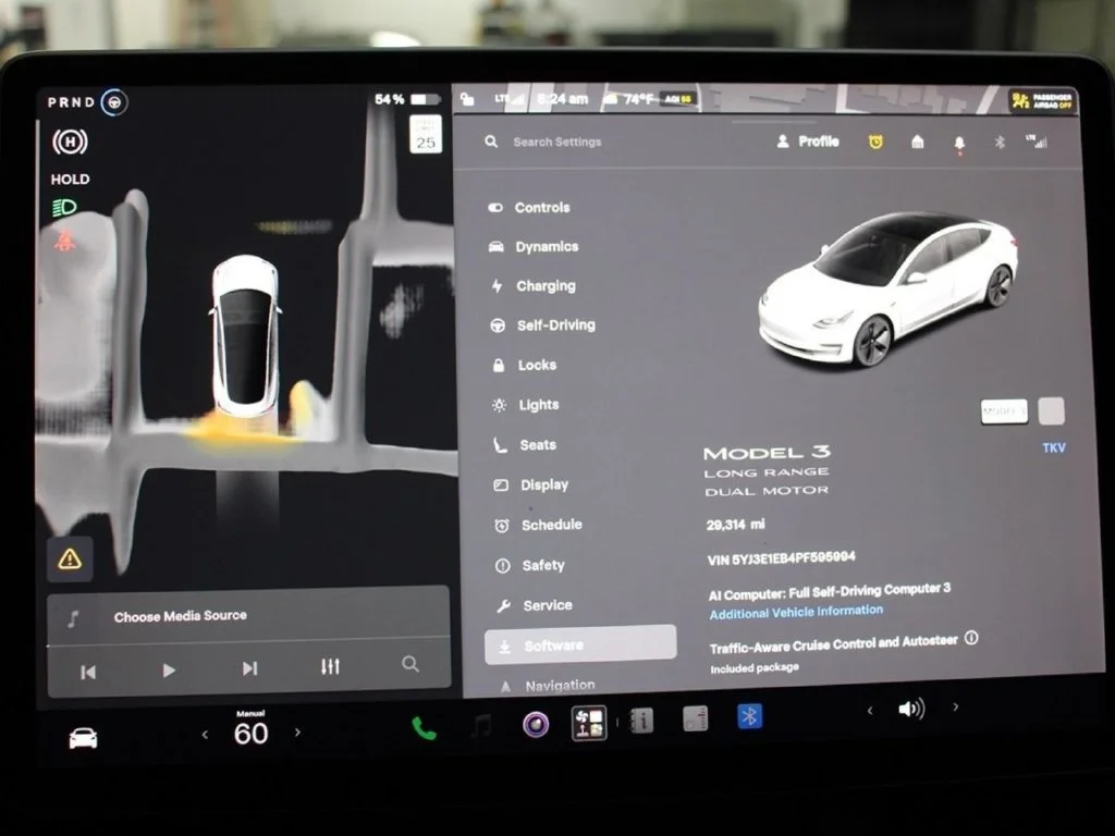 Used 2023 Pearl White Multi-Coat Tesla Long Range image 6