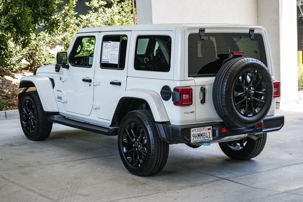 Used 2024 White Jeep Sahara 4xe image 4