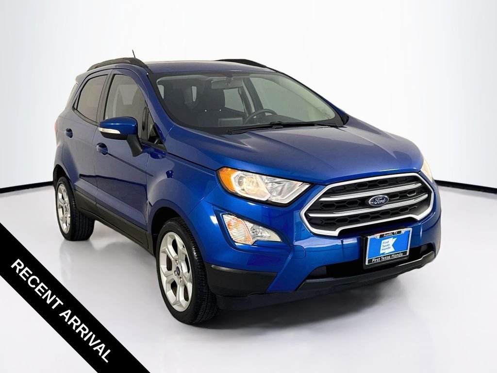 Used 2021 Lightning Blue Metallic Ford SE image 1