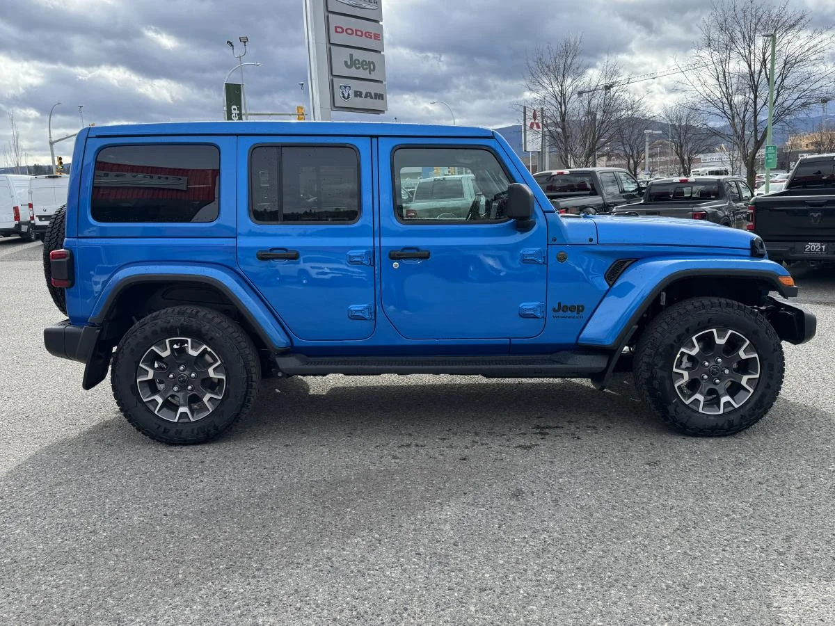 New 2026 Blue Jeep Sahara 4 Door 4x4 image 4