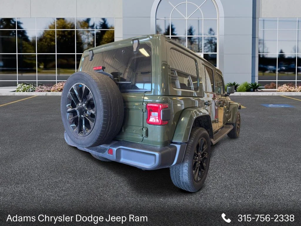 Used 2023 Green Jeep Sahara 4xe image 6