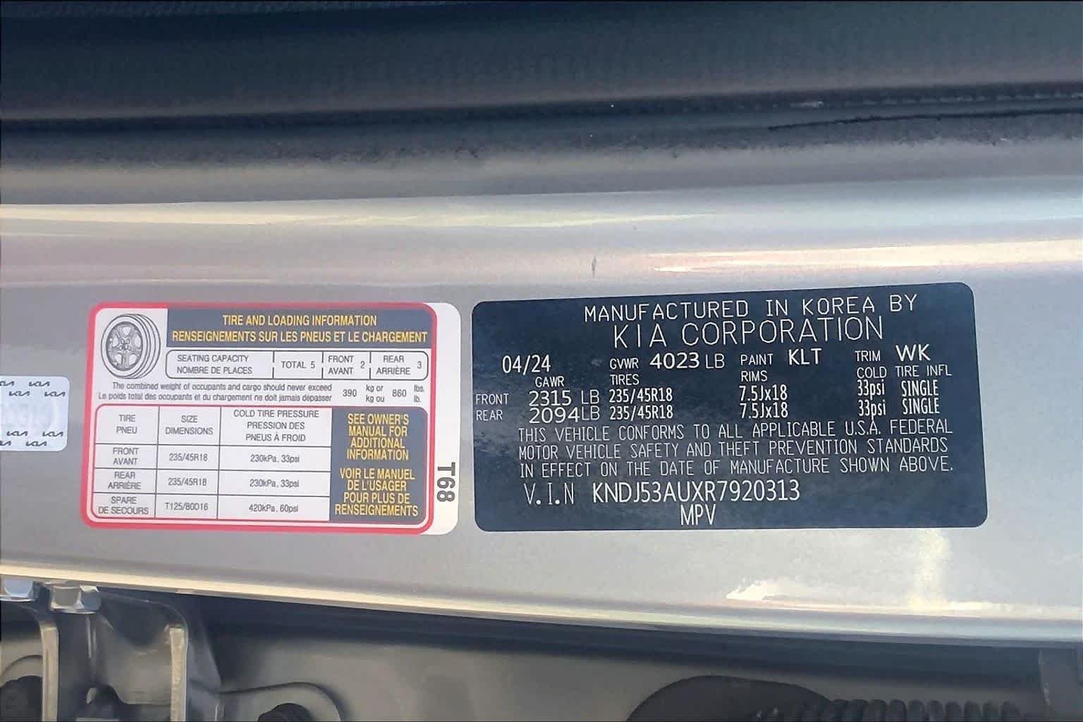 Certified Used 2024 Steel Gray Kia GT-Line image 31