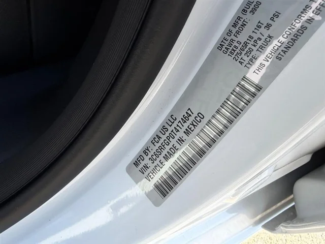 New 2026 Bright White Clear-Coat Exterior Paint RAM Tradesman image 21