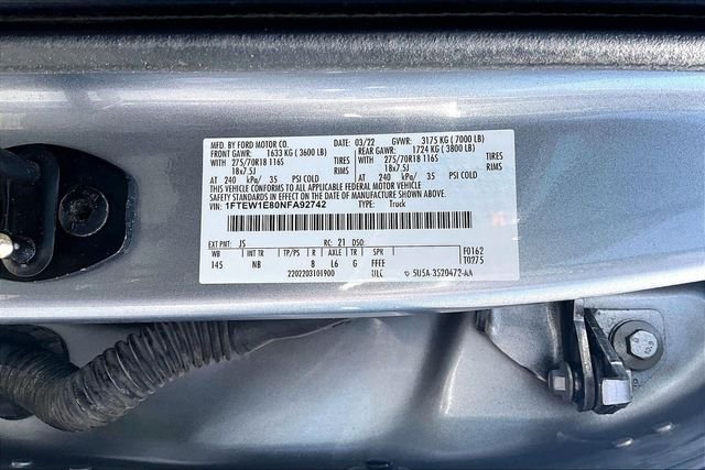 Used 2022 Silver Metallic Ford Tremor image 31