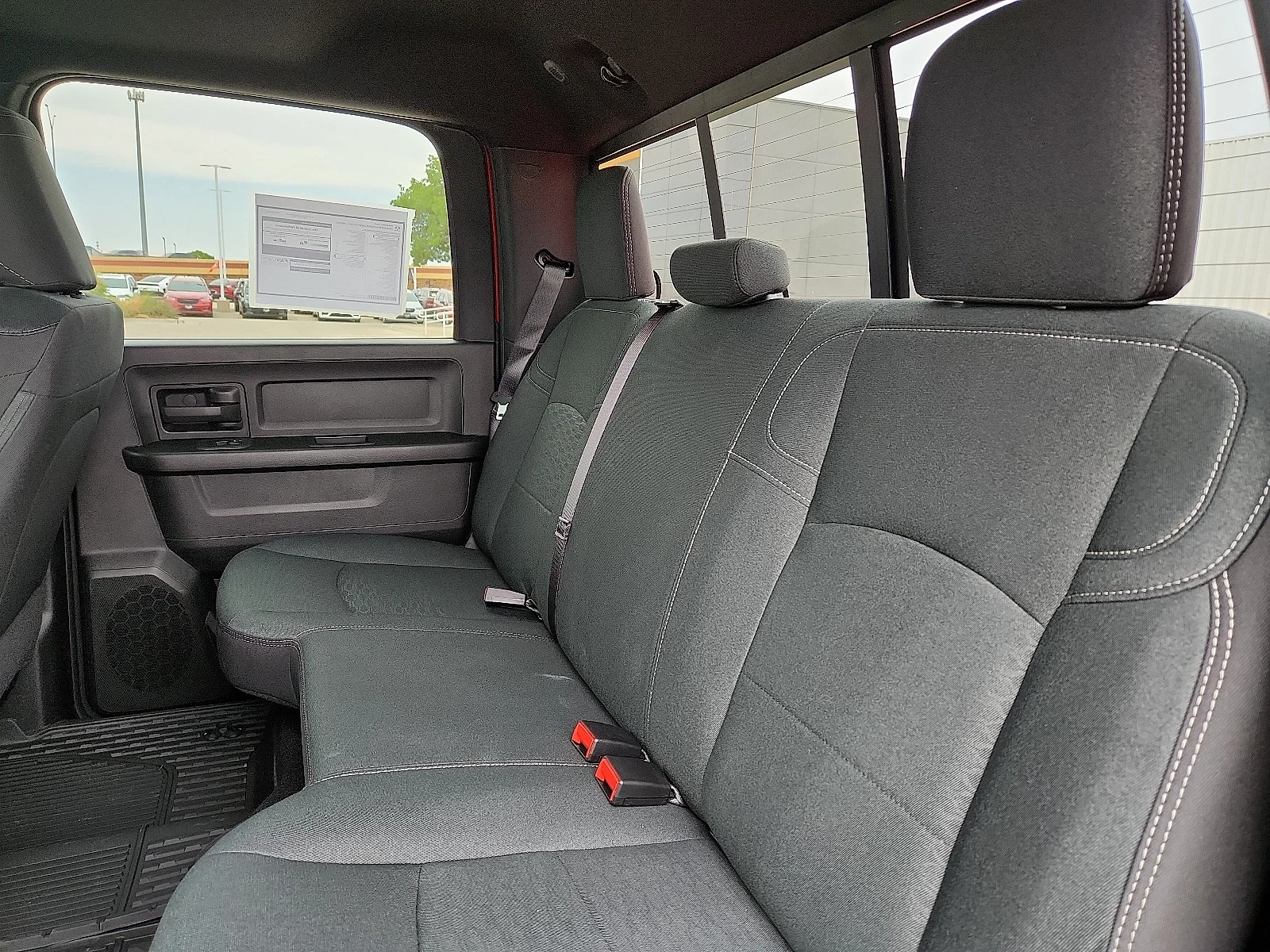 New 2026 Flame Red Clear-Coat  Paint Ram TRADESMAN CREW CAB 4X4 8