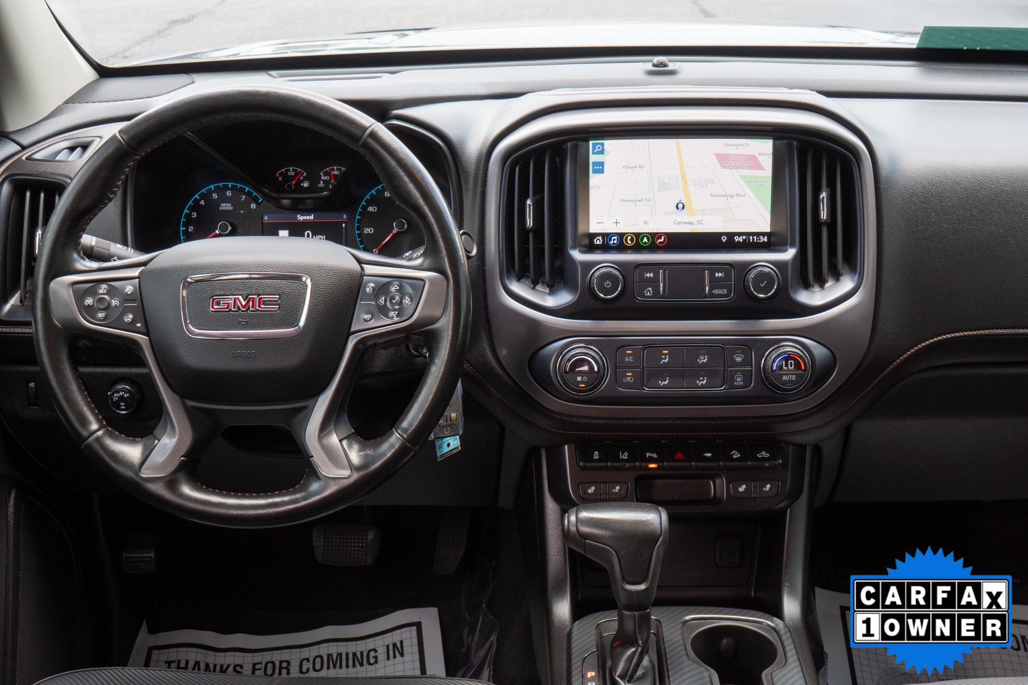 Used 2021 Satin Steel Metallic GMC 4WD AT4 w/Leather image 14