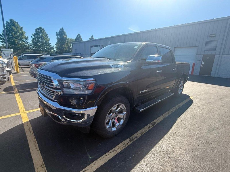 Used 2021 Diamond Black Crystal Pearlcoat Ram Laramie 4x4 image 2