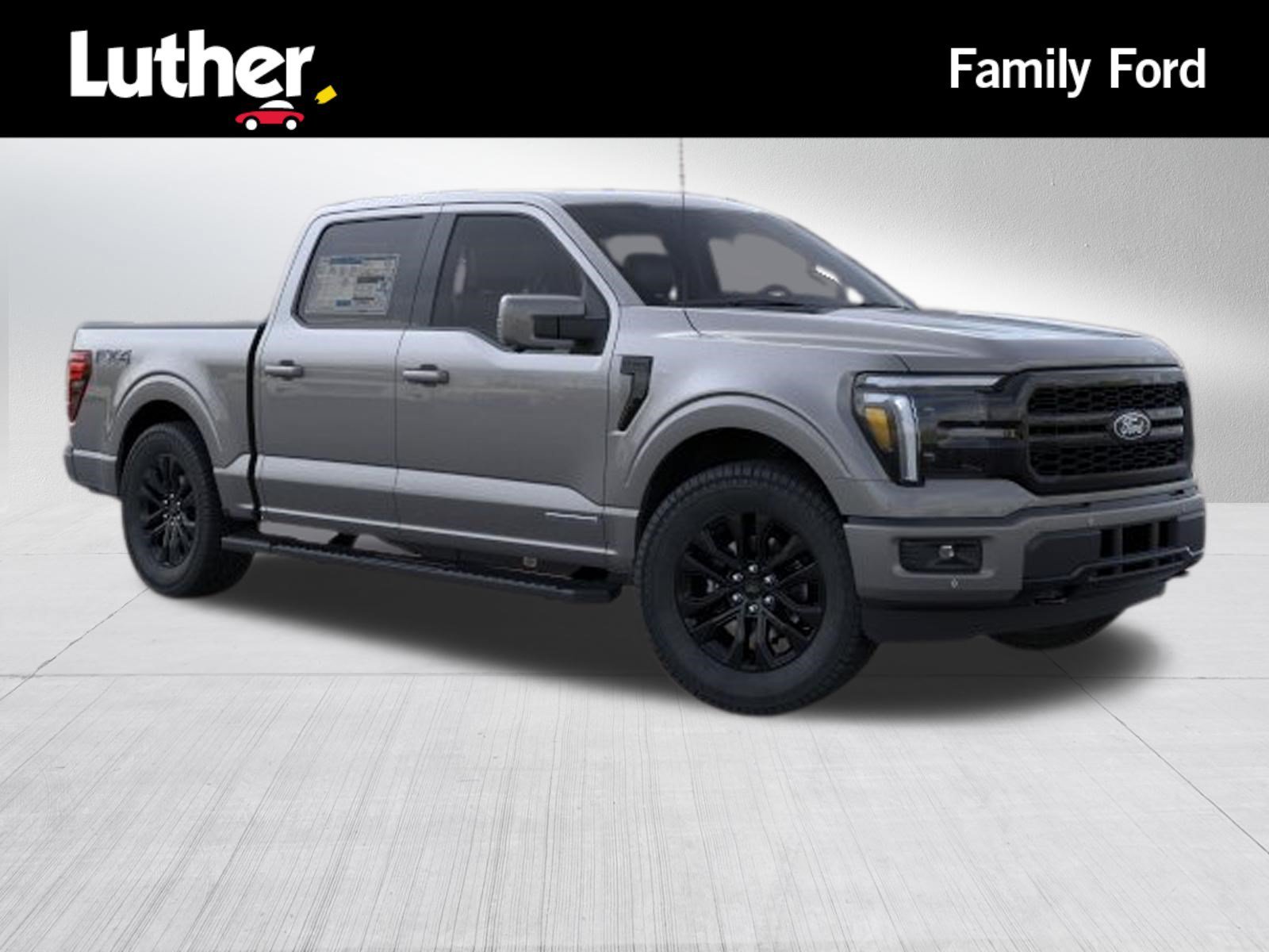 New 2026 Carbonized Gray Metallic Ford LARIAT image 1