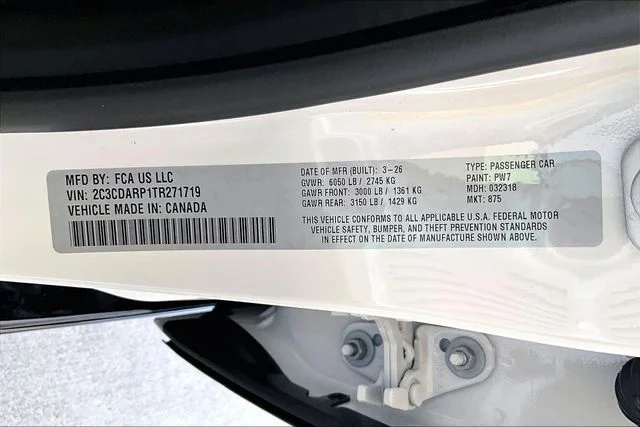 New 2026 Dodge Charger R/T Scat Pack 4D Sedan