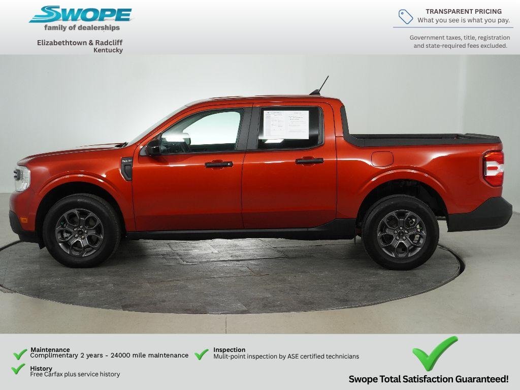Used 2024 Hot Pepper Red Metallic Tinted Clearcoat Ford XLT image 9