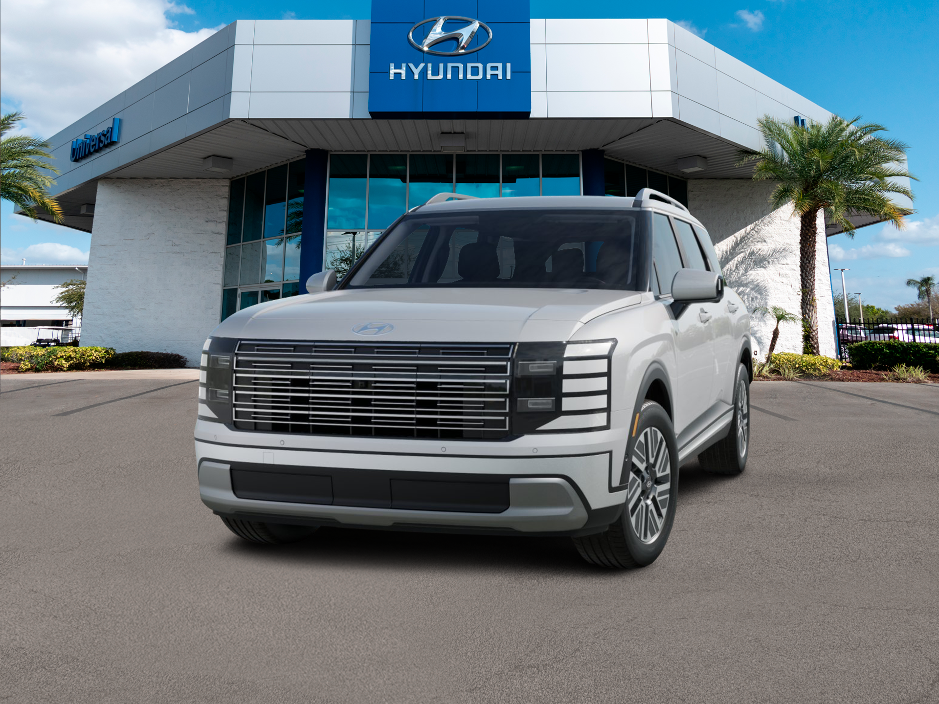 New 2027 White Hyundai Blue SEL Premium 7P image 1