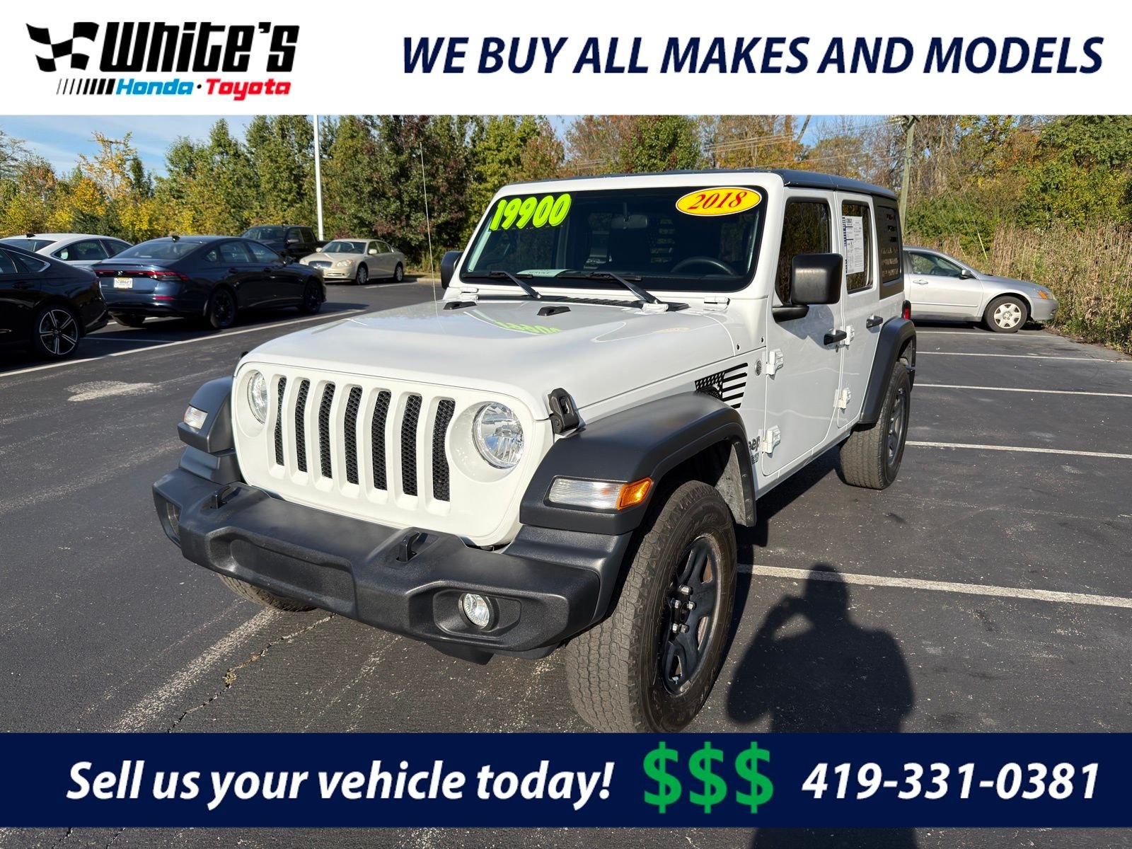 2018 Jeep All-New Wrangler Unlimited Sport