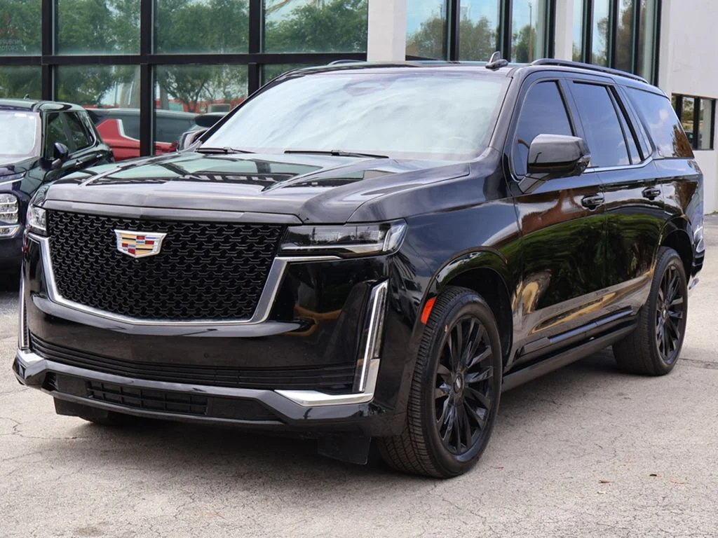 Used 2021 Black Cadillac Premium Luxury image 12