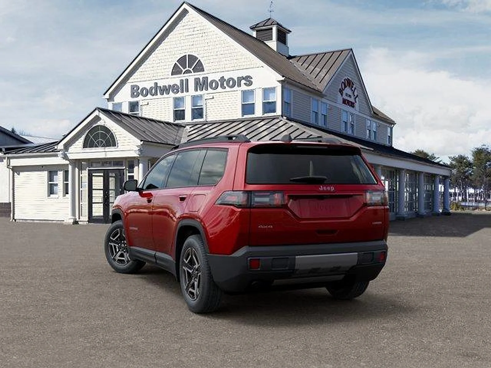 New 2026 Red Hot Pearl-Coat Exterior Paint Jeep Laredo 4x4 image 3