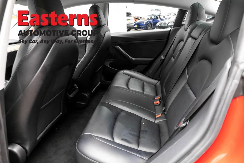 Used 2021 Red Tesla Standard Range Plus image 16