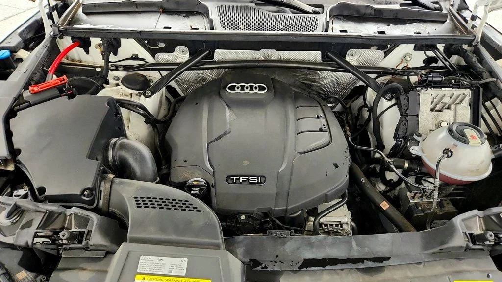 Used 2018 Ibis White Audi 2.0 TFSI Premium Plus w/ Navigation Pkg & Cold Weather Pkg image 28