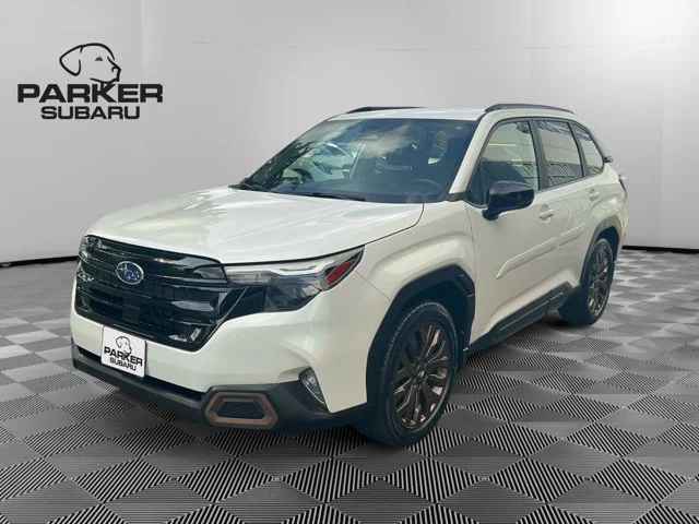 Certified Used 2025 Crystal White Pearl Subaru Sport image 1