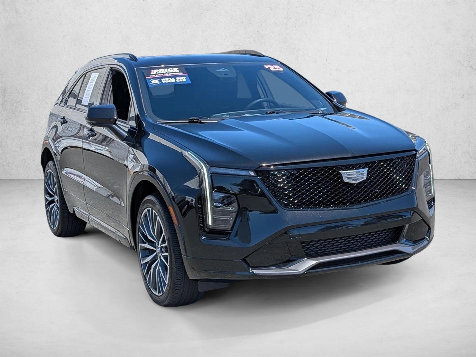 Used 2025 Stellar Black Metallic Cadillac FWD Sport image 3