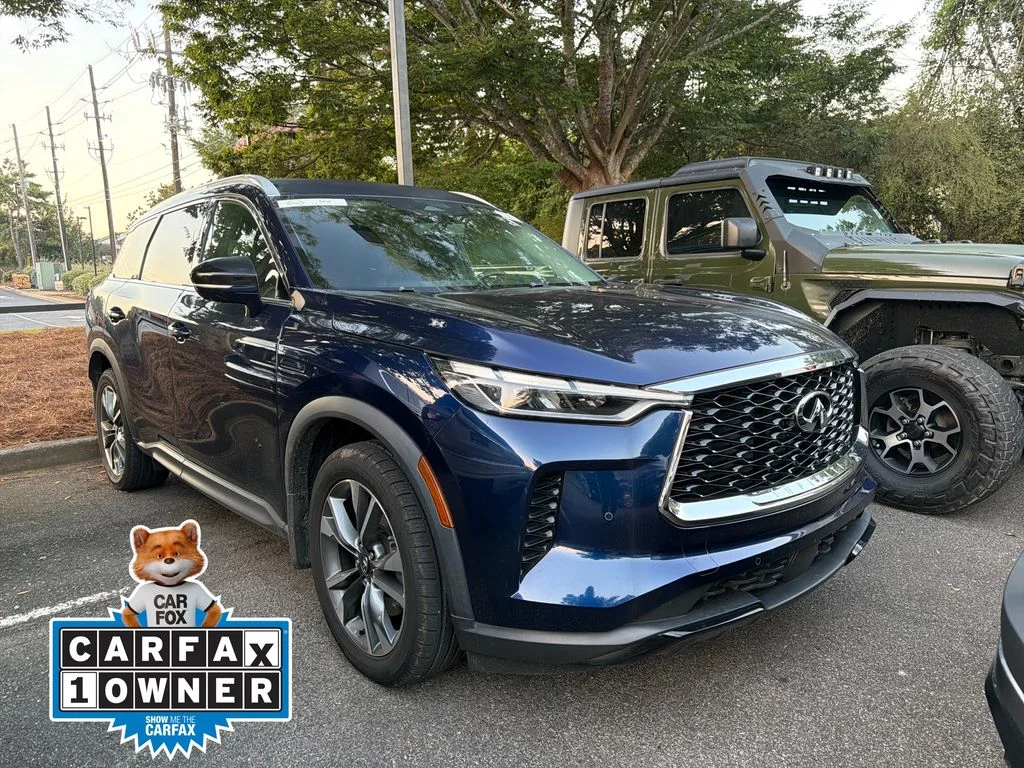 Certified Used 2023 Grand Blue INFINITI LUXE image 1