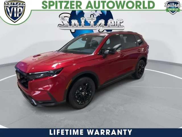 New 2027 Radiant Red Metallic Honda Sport-L Hybrid AWD image 4