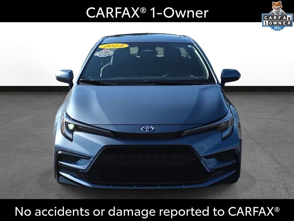 Certified Used 2023 Blue Toyota SE image 2