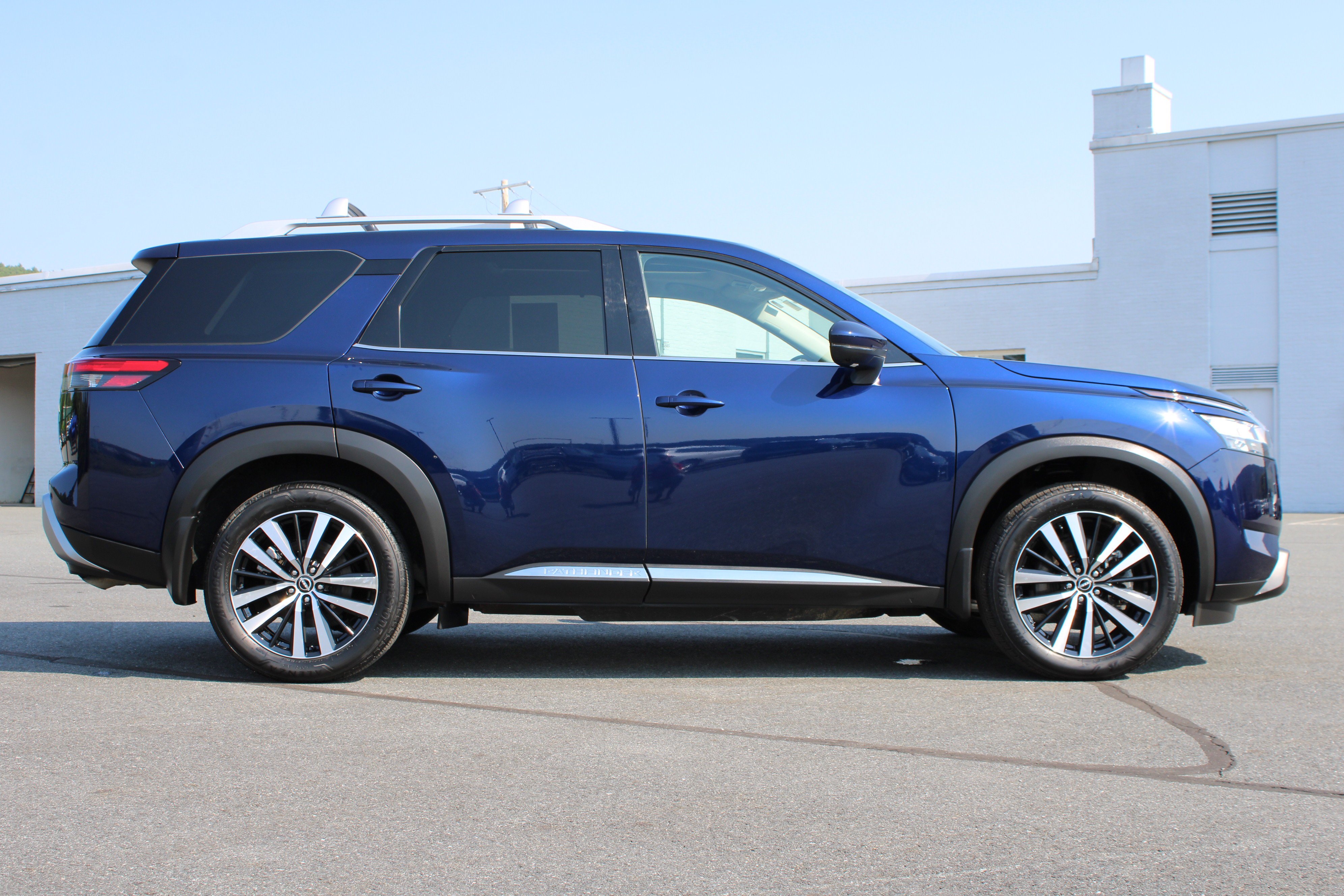 Used 2024 Deep Ocean Blue Pearl Nissan Platinum image 2