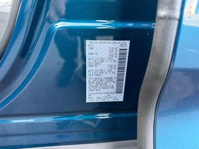 New 2027 Aurora Blue Pearl Metallic Nissan Platinum image 20