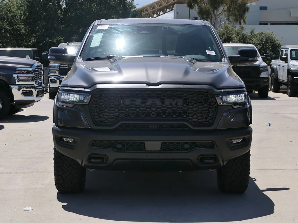 New 2026 Granite Crystal Metallic Clear Coat RAM Rebel Crew Cab 4x4 5