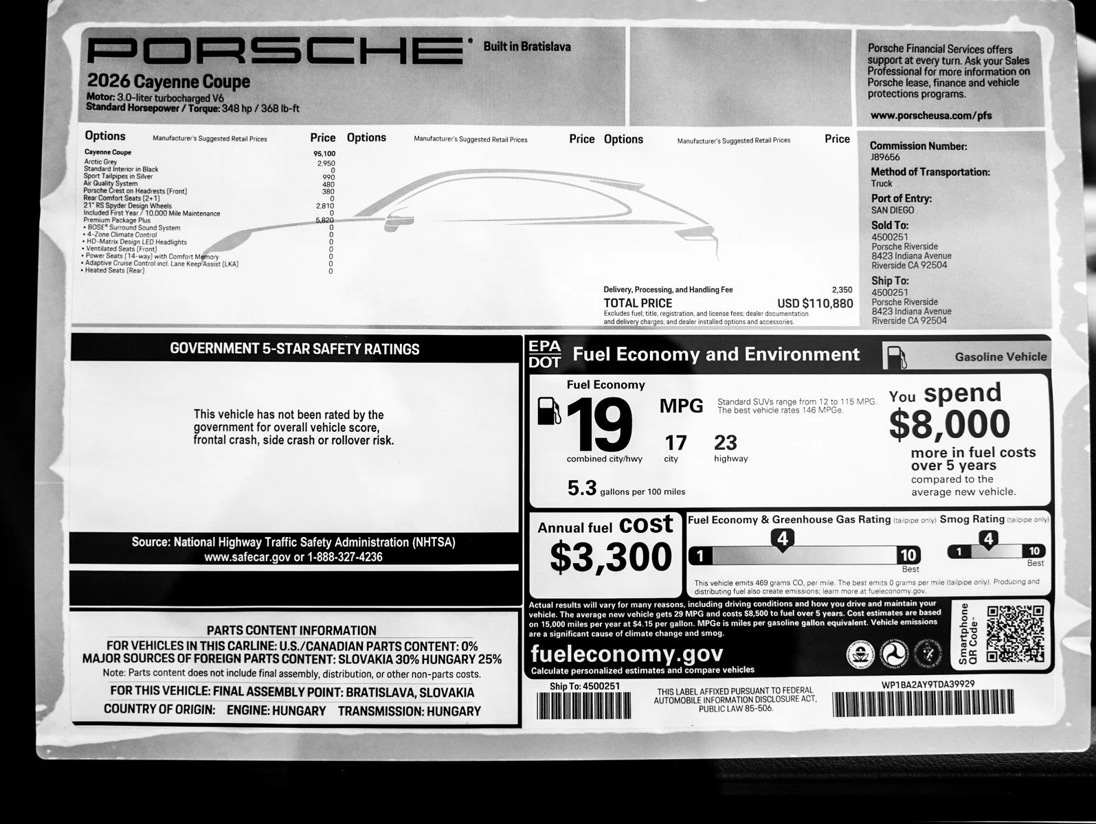 New 2026 ARCTIC GREY Porsche Coupe image 29