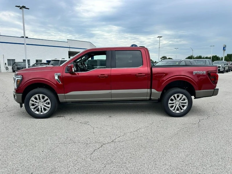 New 2026 Ruby Red Metallic Tinted Clearcoat Ford King Ranch 4WD SuperCrew 5.5