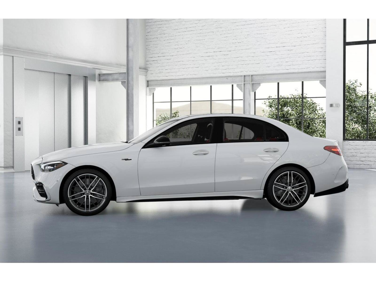 New 2026 Polar White Mercedes-Benz AMG® C 43 4MATIC® Sedan image 49