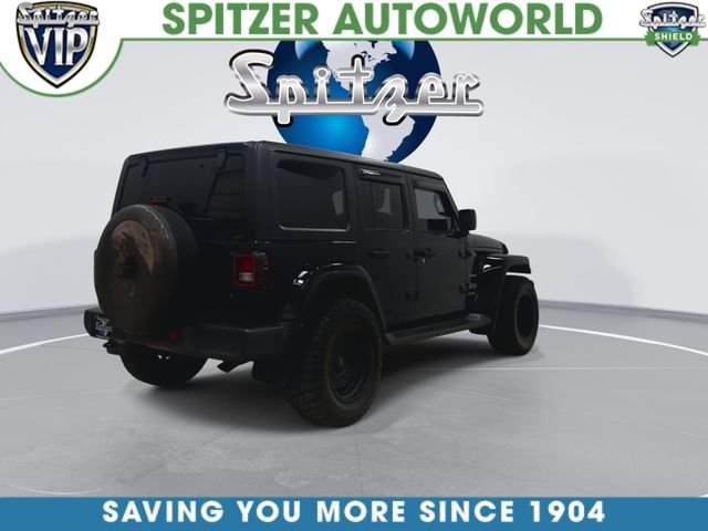 Used 2020 Black Jeep Unlimited Sahara image 8