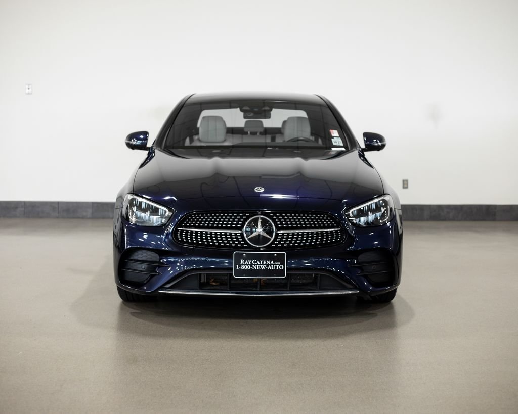 Certified Used 2023 Blue Mercedes-Benz E 350 image 2