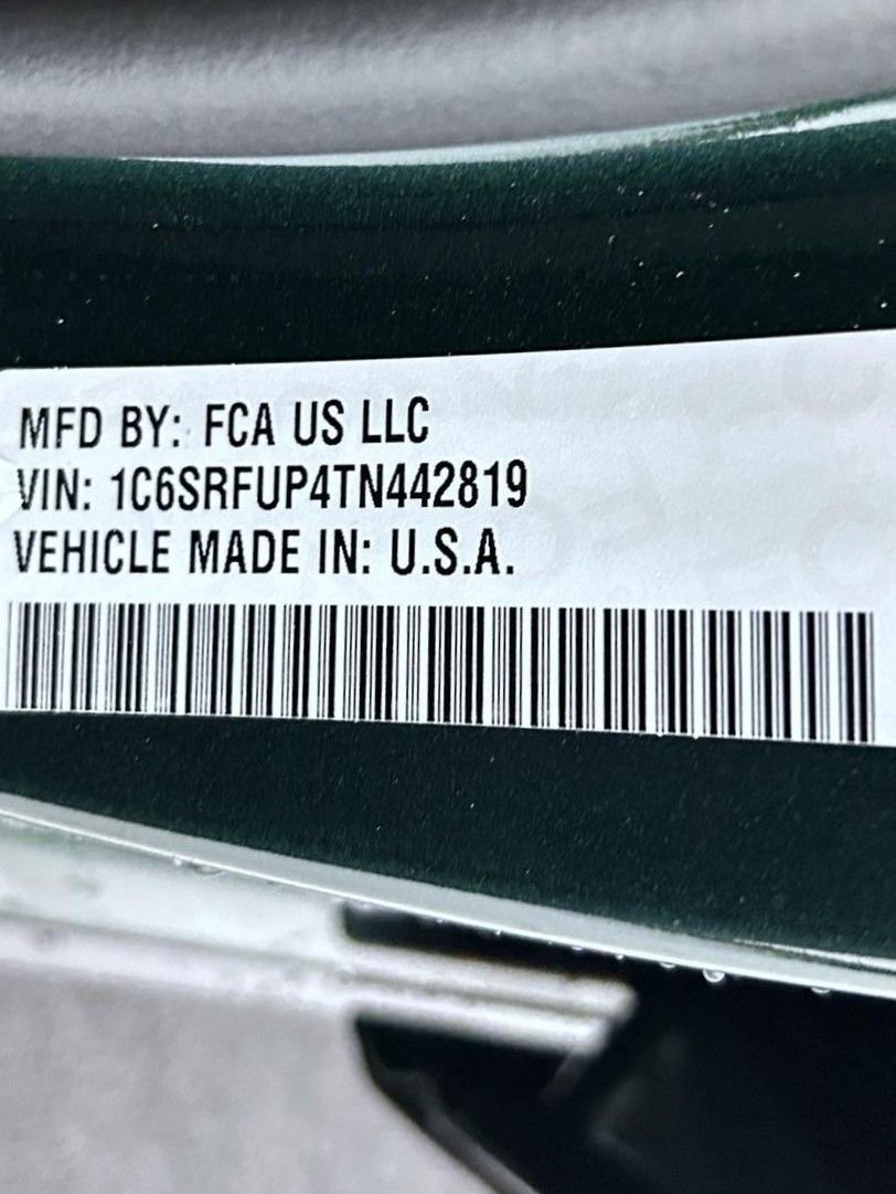 New 2026 Serrano-Green Metallic Exterior Paint RAM RHO image 26