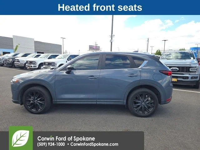 Used 2021 Polymetal Gray Metallic Mazda Carbon Edition image 11