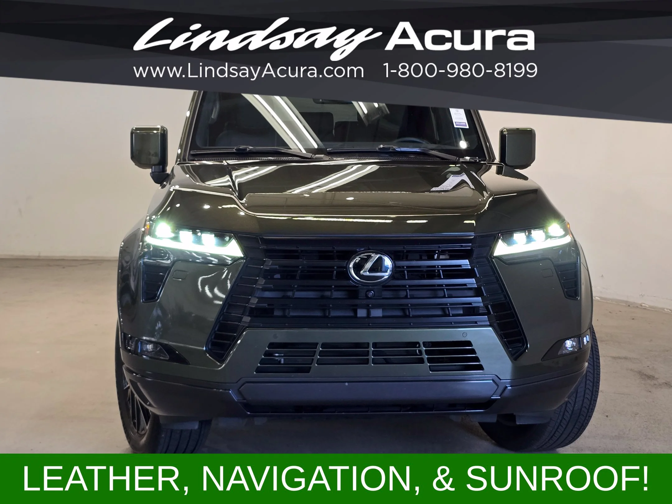 Used 2024 Nori Green Pearl Lexus 550 Premium+ image 2