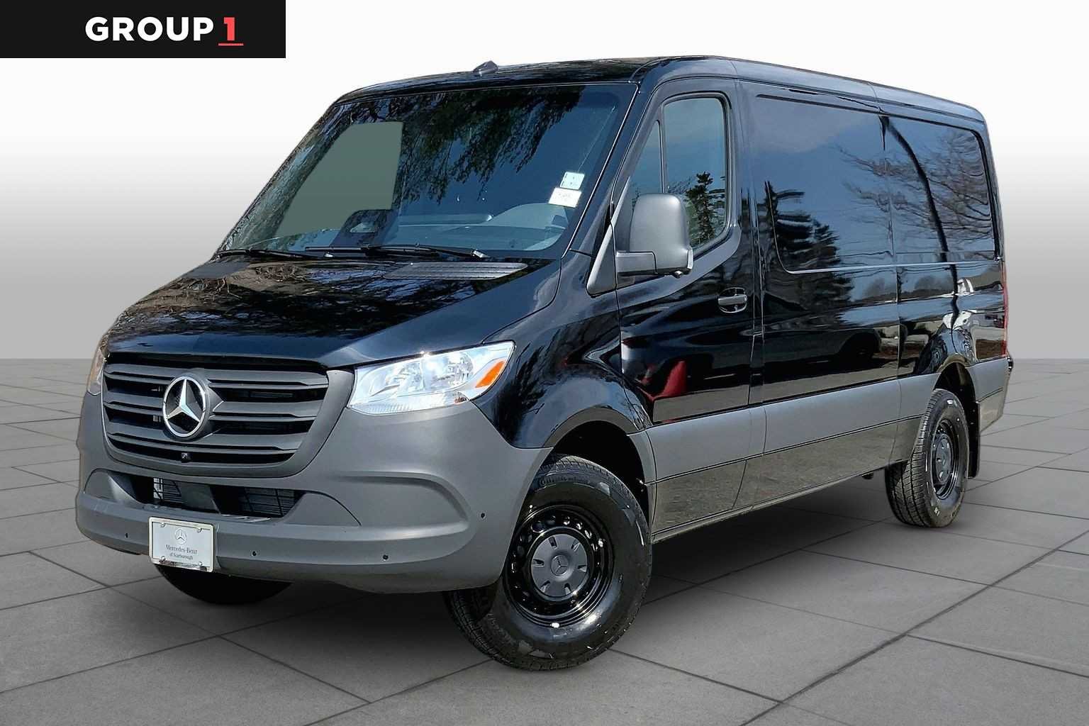 Jet Black 2026 Mercedes-Benz Sprinter Cargo 2500 144 RWD Van Rear-Wheel Drive