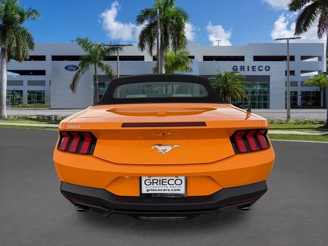 New 2026 Orange Fury Metallic Tri-coat Ford EcoBoost® Premium Convertible image 9
