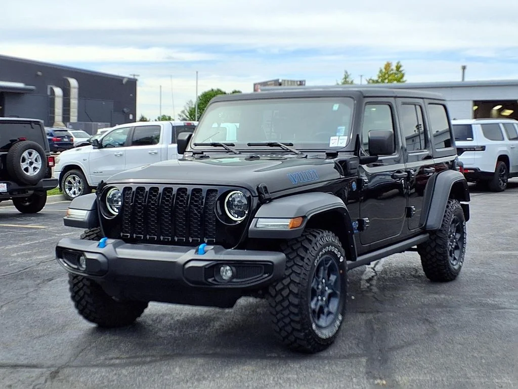 Used 2023 Jeep Wrangler 4xe Willys 4XE with VIN 1C4JJXN69PW685050 for sale in Kansas City