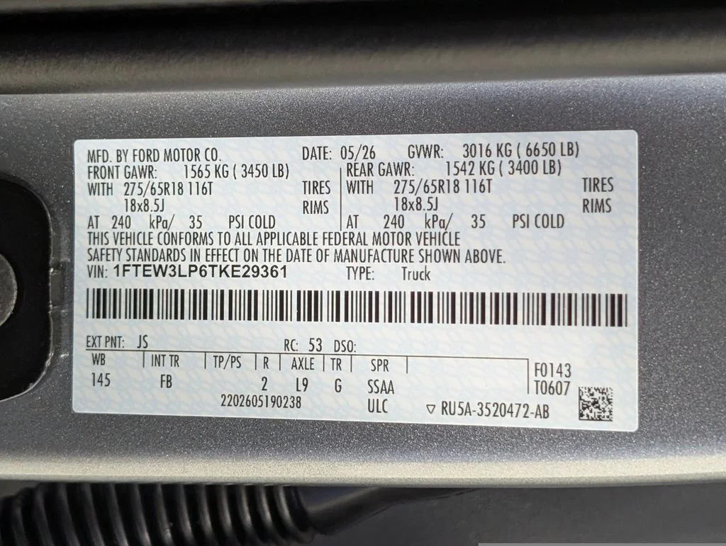 New 2026 Iconic Silver Metallic Ford XLT image 26