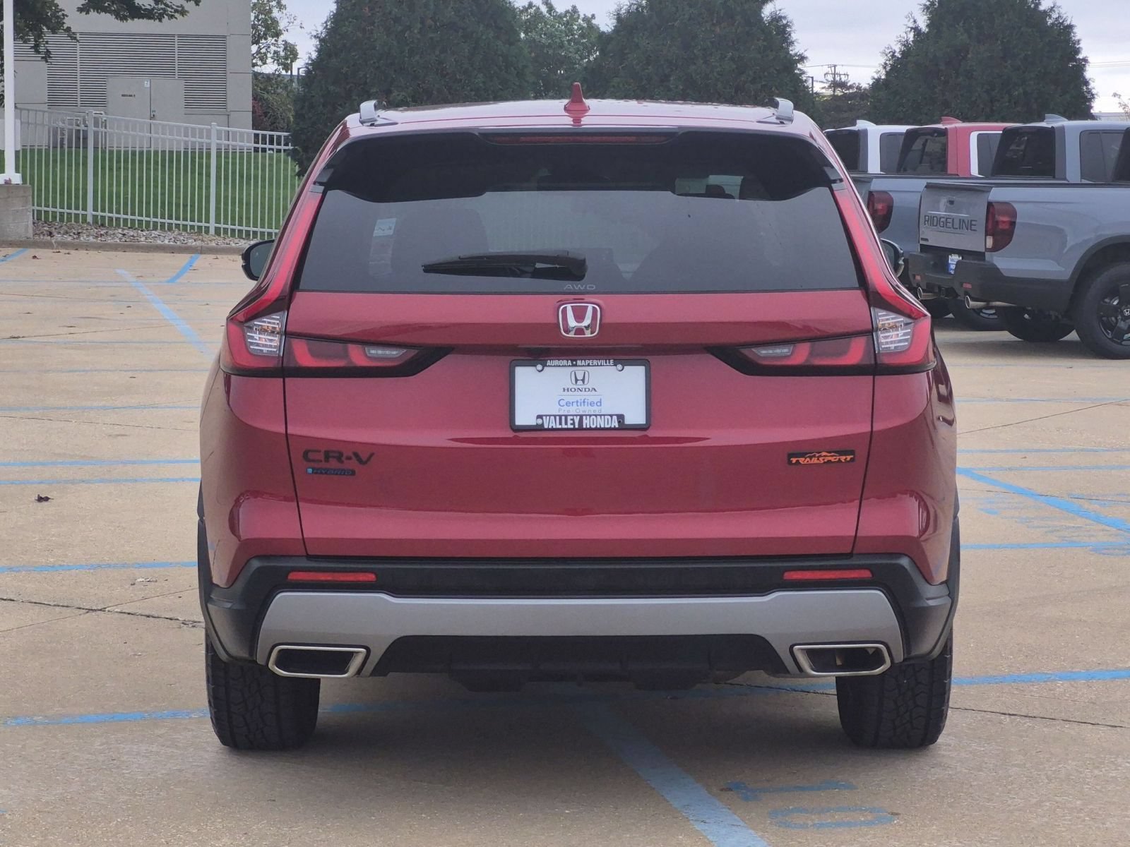Certified Used 2026 Radiant Red Metallic Honda TrailSport AWD image 8