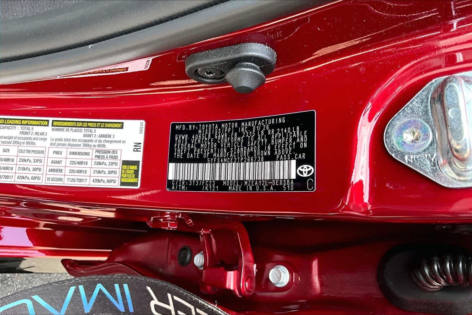 Used 2026 Ruby Flare Pearl Toyota SE image 34