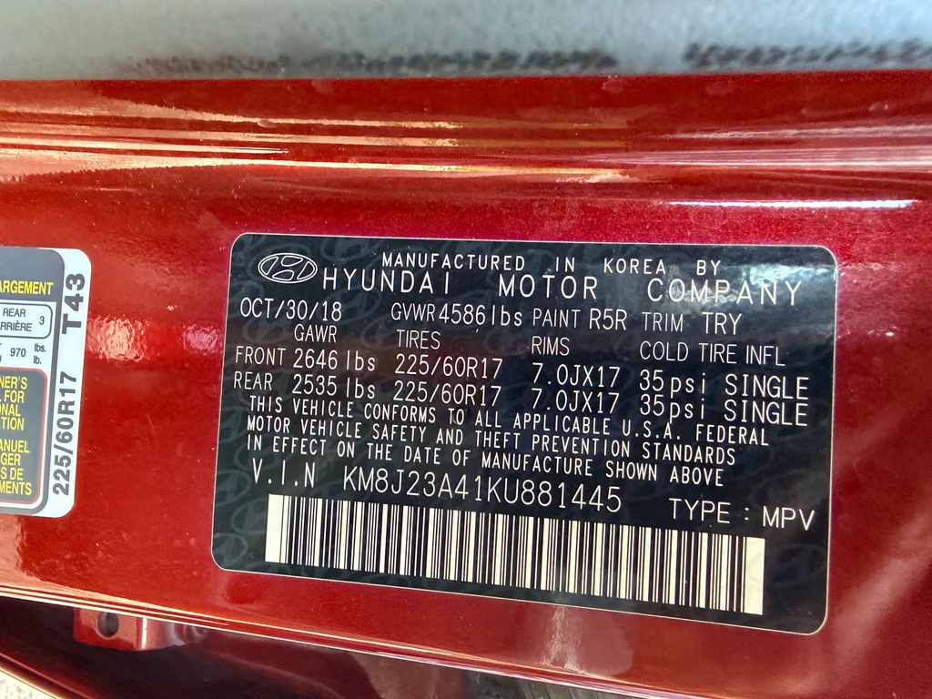 Used 2019 Gemstone Red Hyundai SE image 30